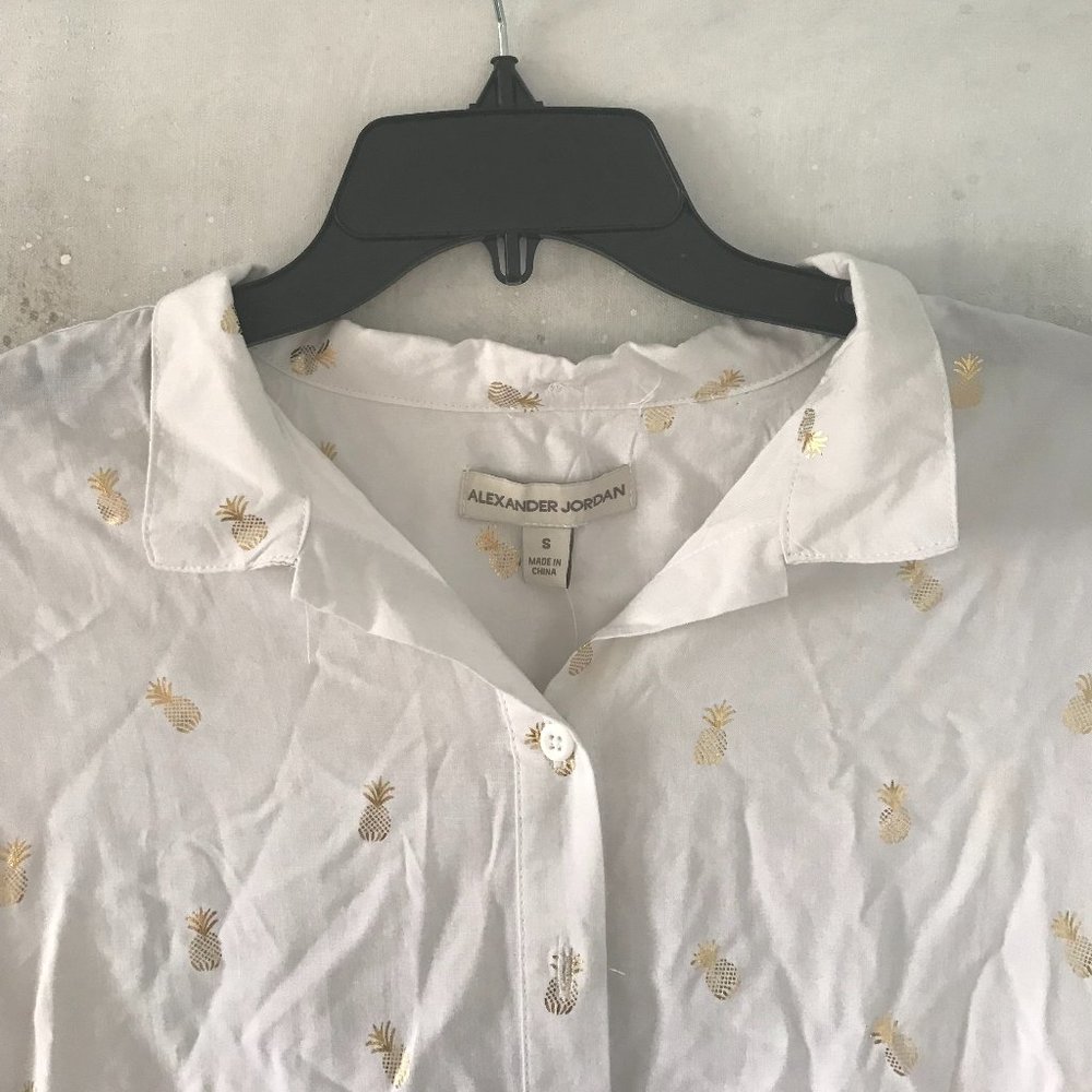 Alexander Jordan Button-Up Blouse (NWT) - Picture 10 of 12